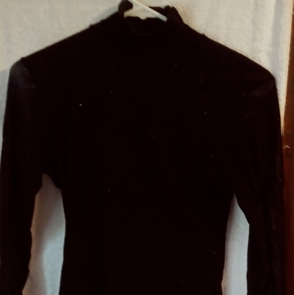 Limited Black Glitter Top